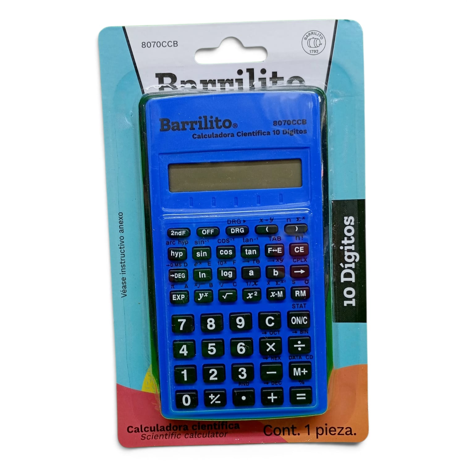 CALCULADORA BARRILITO 8070CCB CIENTIFICA